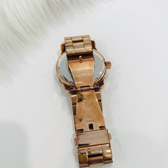 Michael Kors- Rose Gold Runway Pave Watch - Picture 6 of 6